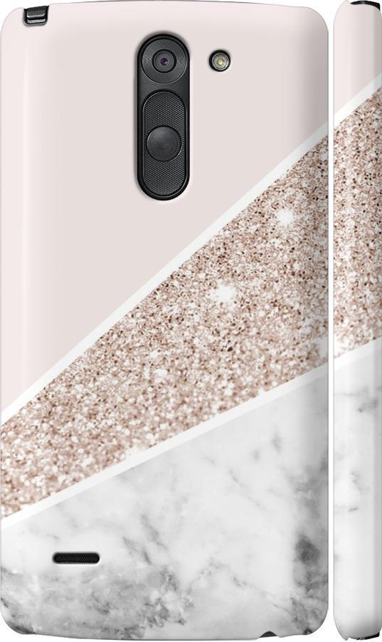 Чехол на LG G3 Stylus D690 Пастельный мрамор (4342m-89-42517)