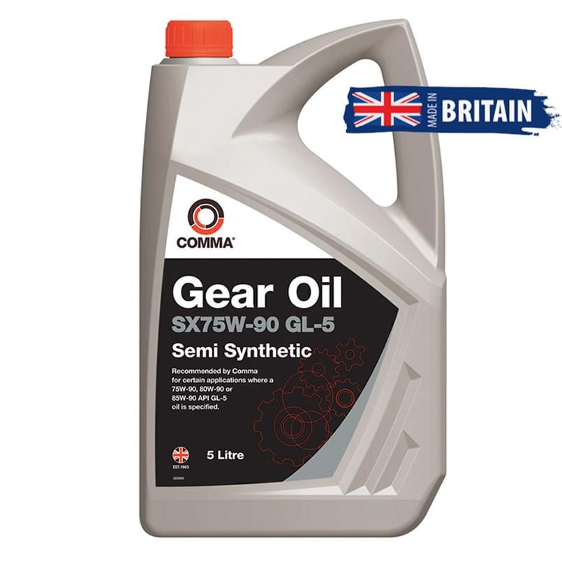 Трансмісійна олія Comma Sx75w-90 Gear Oil Gl5 5 л (45427)