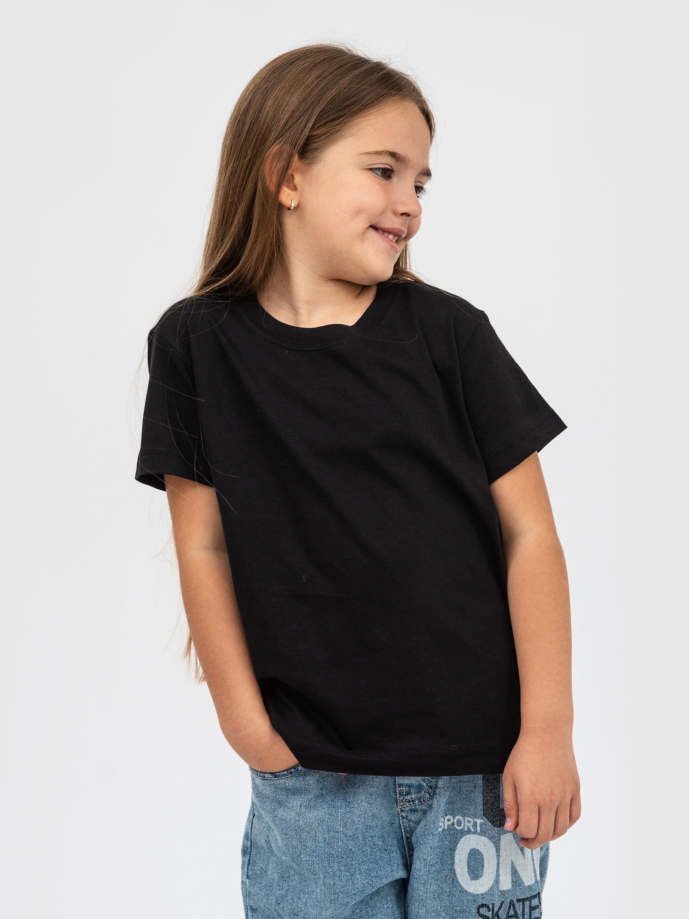 Футболка детская для девочек базовая Stedman Classic-T Kids XS Черный (ST2200W-BLO)