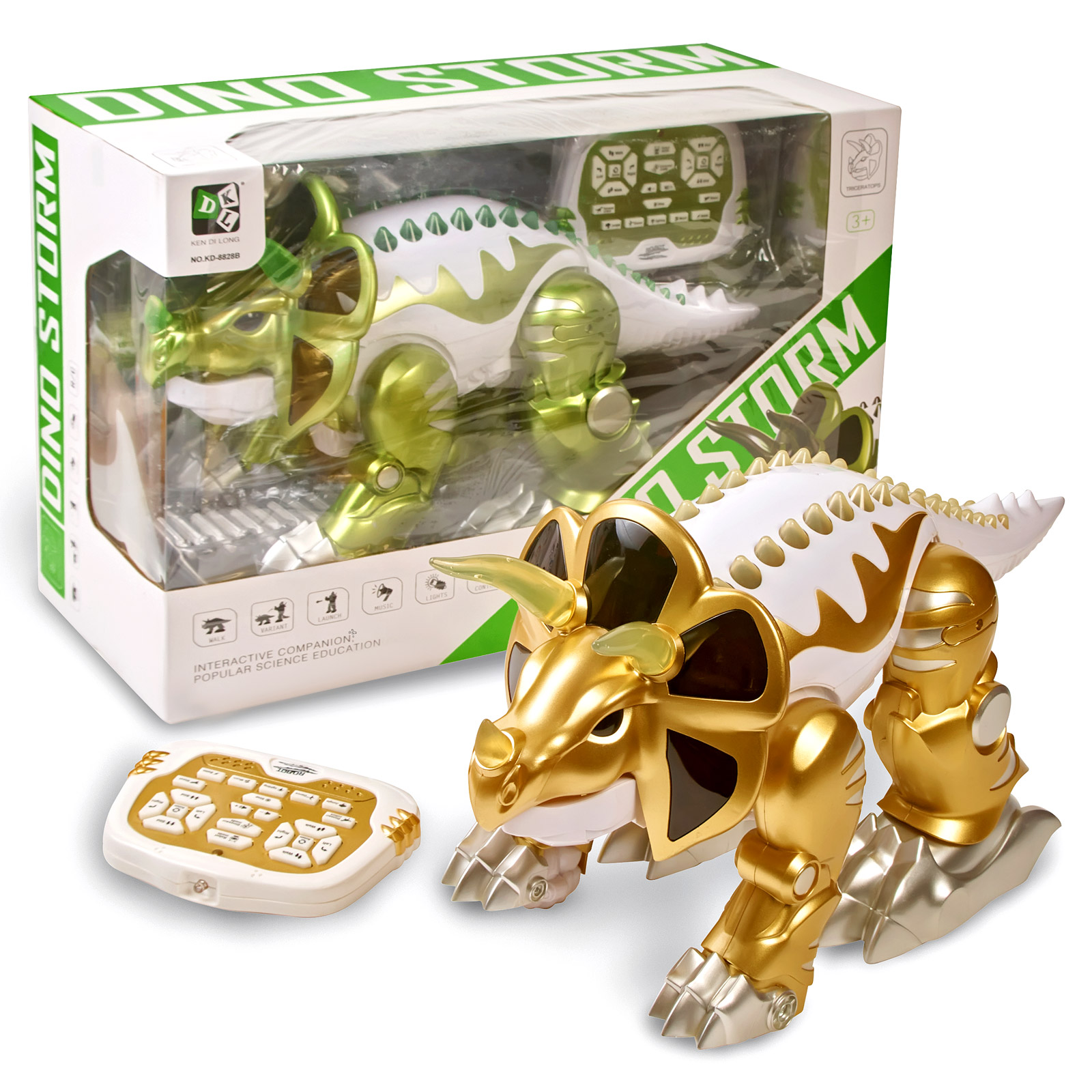 Детская игрушка Dino Storm на радиоуправлении динозавр робот