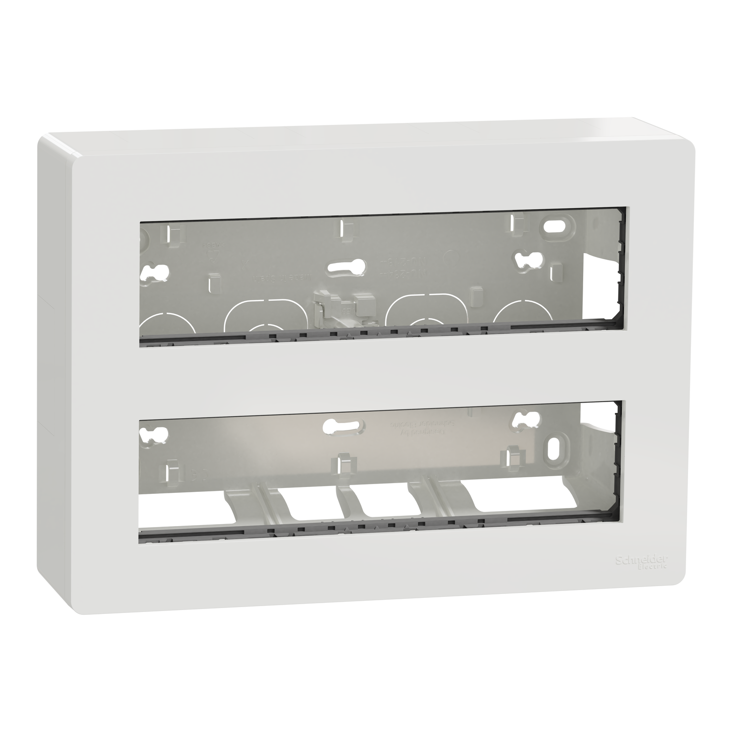 Блок Unica System+ открытая вставка 2х5 антибактериальный (NU121020) Блок Unica System+ открытая вставка 2х5 антибактериальный (NU121020)