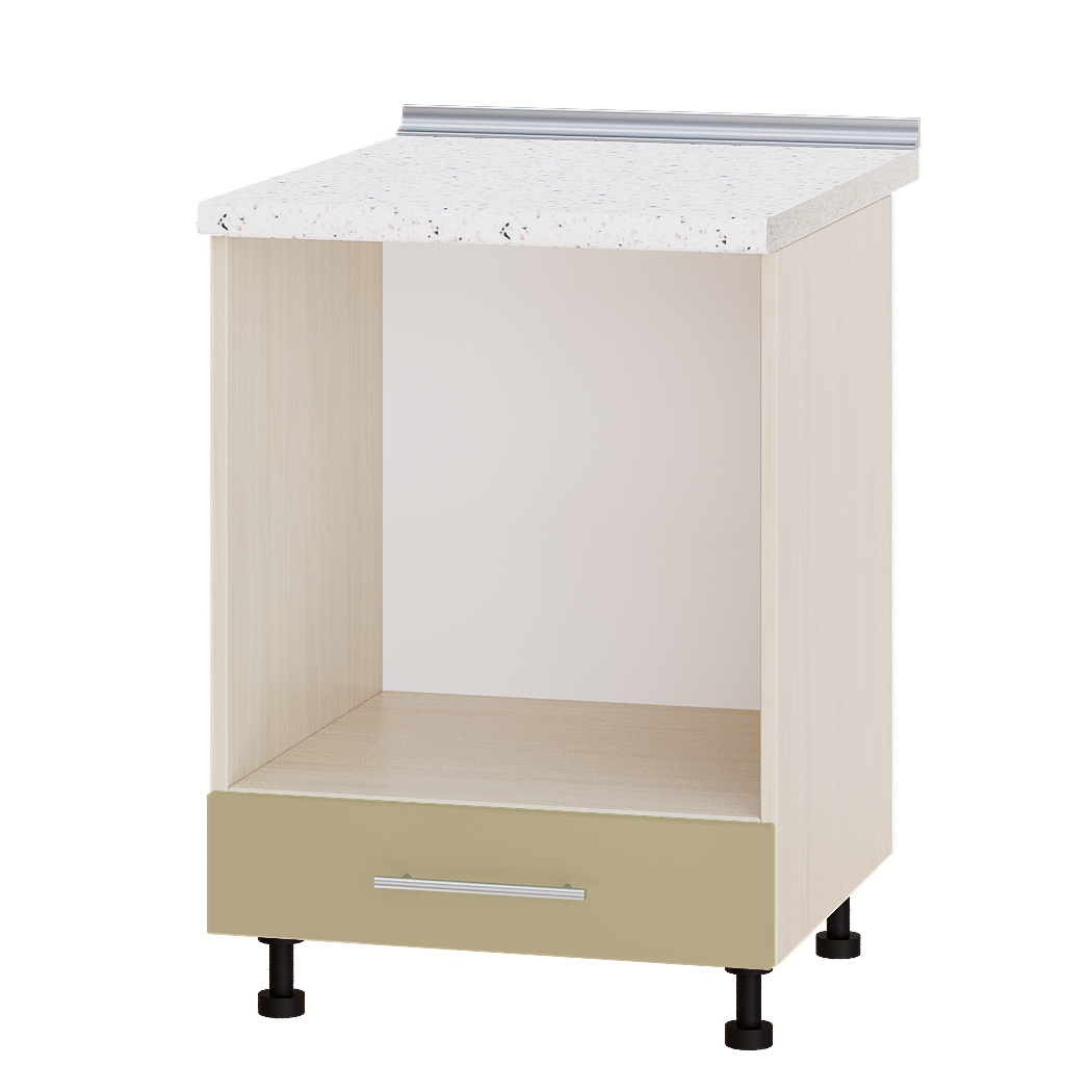 Шкаф нижний Эверест Модерн модуль для духовки Н85-600 60х47х85 см Латте глянец/Дуб Молочный (05651) - фото 1 Шкаф нижний Эверест Модерн модуль для духовки Н85-600 60х47х85 см Латте глянец/Дуб Молочный (05651) - фото 1