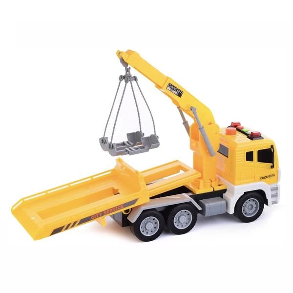 Машинка евакуатор WENYI 30 см з машинкою таксі Жовтий (59977) - фото 3 Машинка евакуатор WENYI 30 см з машинкою таксі Жовтий (59977) - фото 3