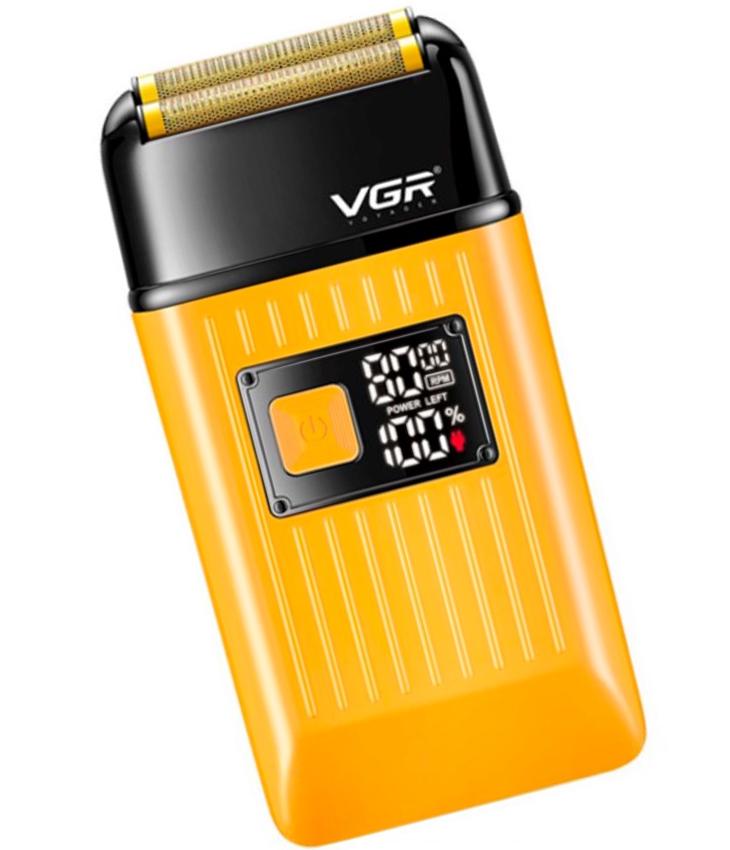 Електробритва з тримером VGR V‑357 акумуляторна Жовтий (2390000030)
