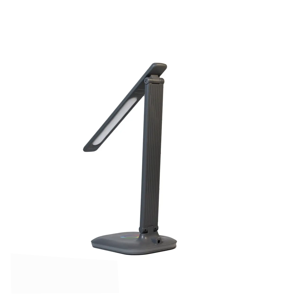 Настільна лампа LEDium Rainbow LED з RGB нічником Сірий (15617) - фото 4