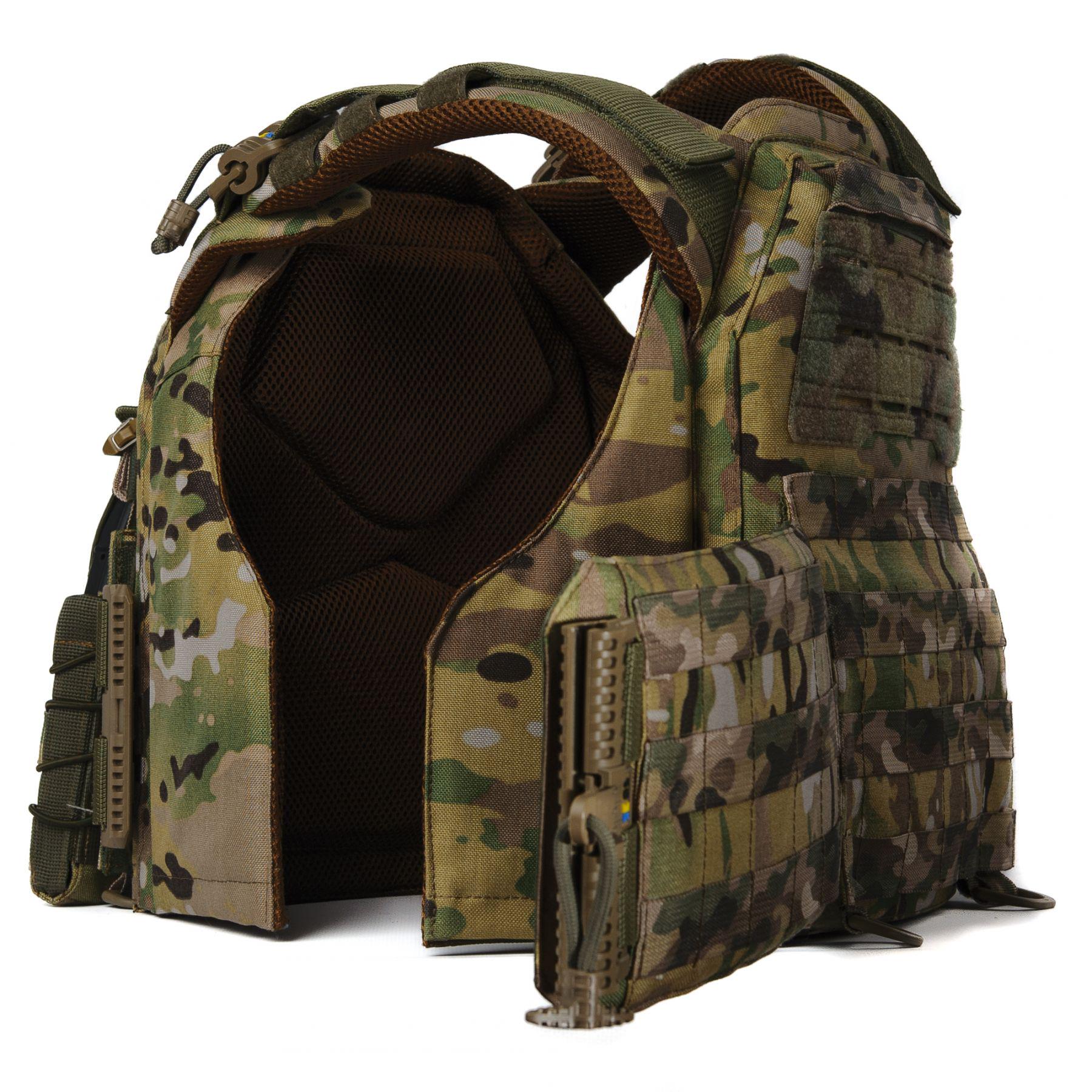 Плитоноска женская Warmor gen3 FL for Ladies С подсумками под магазины АК и быстрым боковым и верхним сбросом без плит Мультикам - фото 5