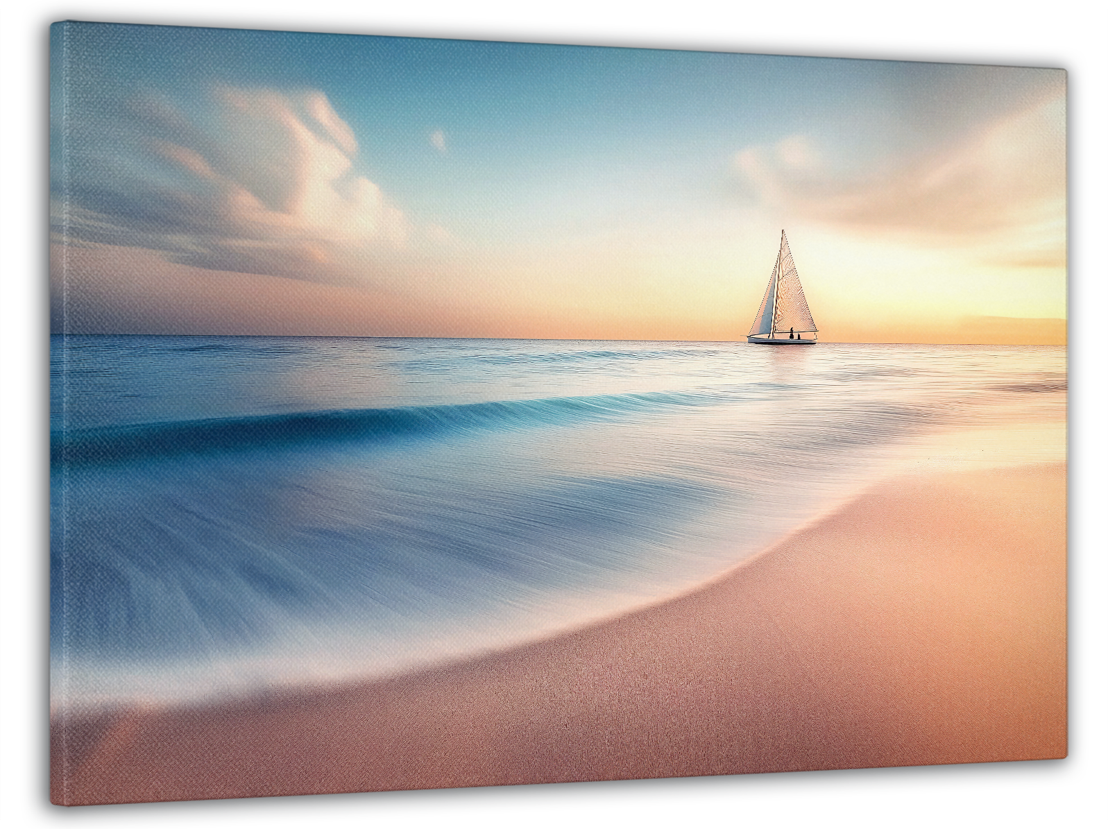 Картина на полотні Mako вітрила на горизонті 60x100 см (MK10541)