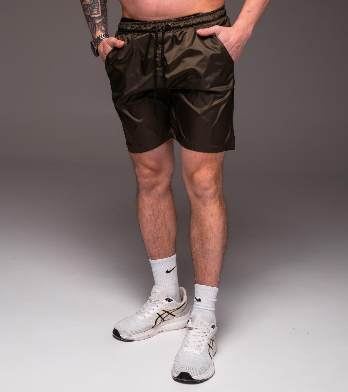 Шорты мужские Basic пляжные для плавания L Хаки (2040/1/3) - фото 5 Шорты мужские Basic пляжные для плавания L Хаки (2040/1/3) - фото 5