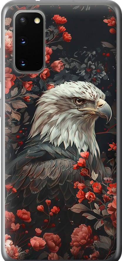 Чехол на Samsung Galaxy S20 Цветочный страж (6102t-1824-42517)