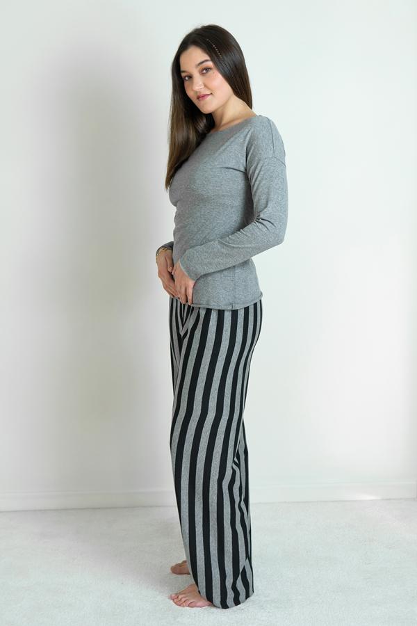 Піжама трикотажна Forli Coffee TR0018-26-69 з брюками M Black (18164128) - фото 3 Піжама трикотажна Forli Coffee TR0018-26-69 з брюками M Black (18164128) - фото 3