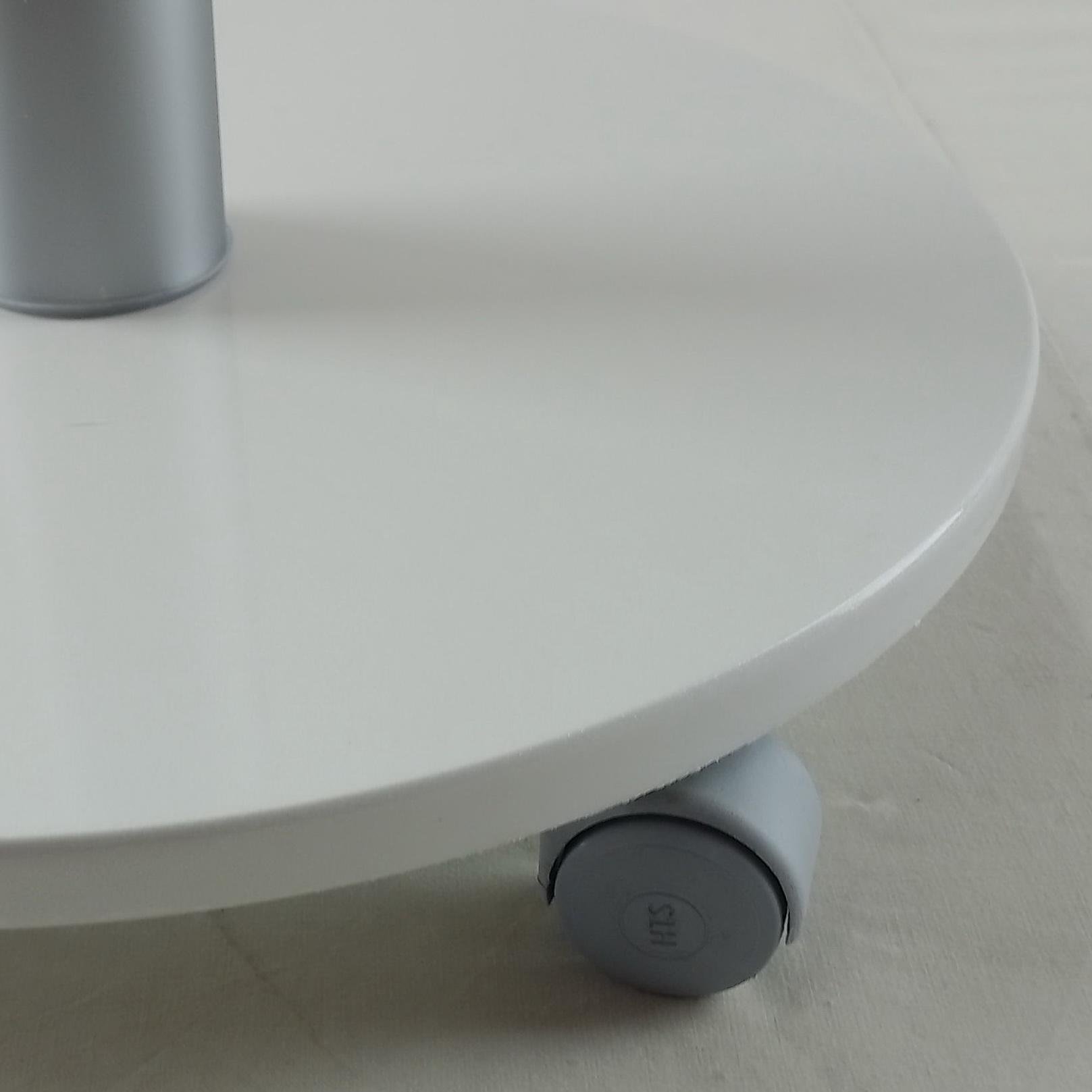 Стол журнальный стеклянный Commus Bravo Light Kv6 satin-white-alm60 Белый металлик (444820242) - фото 6 Стол журнальный стеклянный Commus Bravo Light Kv6 satin-white-alm60 Белый металлик (444820242) - фото 6