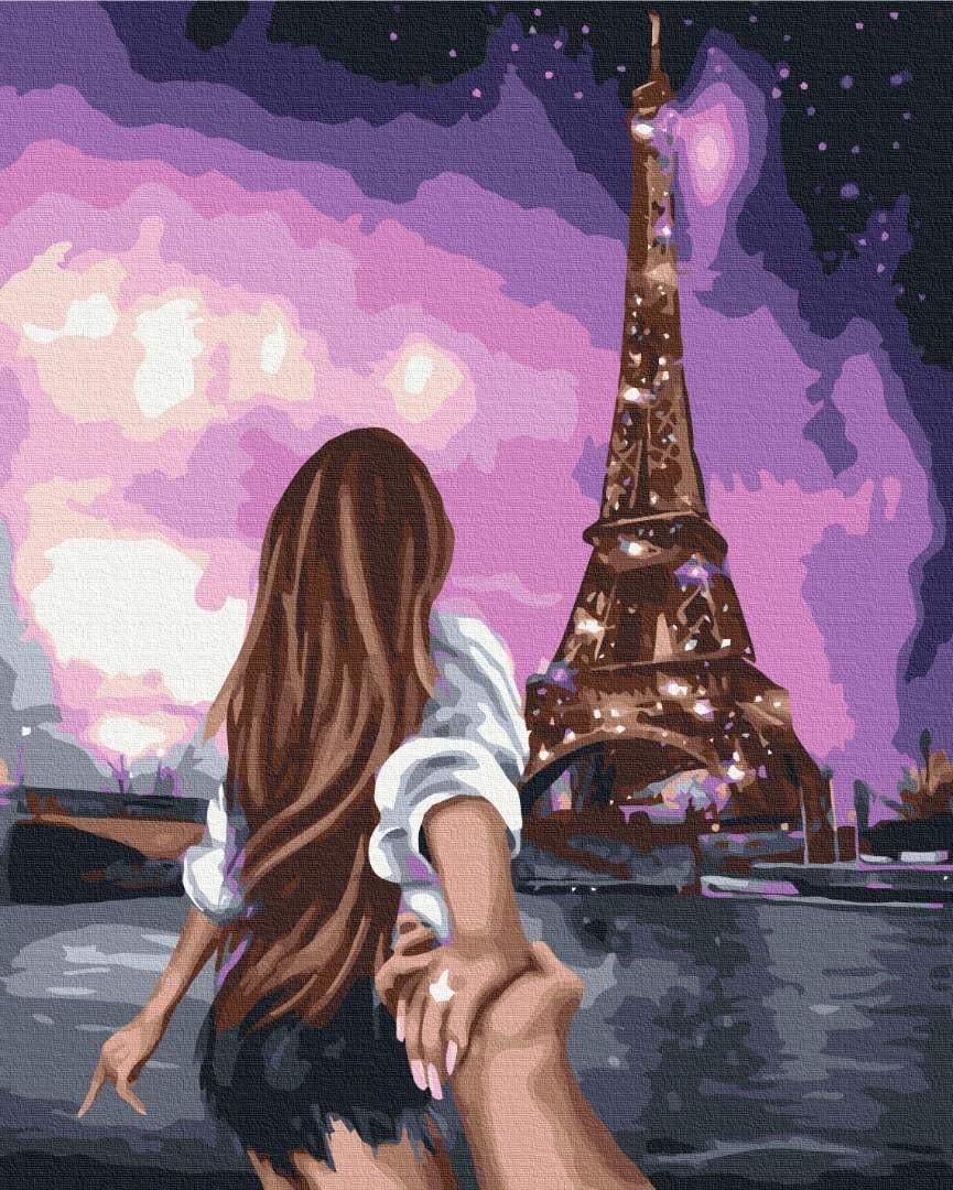 Картина за номерами Brushme Скажи Парижу Так 40x50 см (PBS38344)