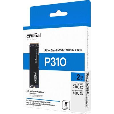 SSD-накопичувач Micron P310 2TB M.2 2280 (CT2000P310SSD8) - фото 2 SSD-накопичувач Micron P310 2TB M.2 2280 (CT2000P310SSD8) - фото 2