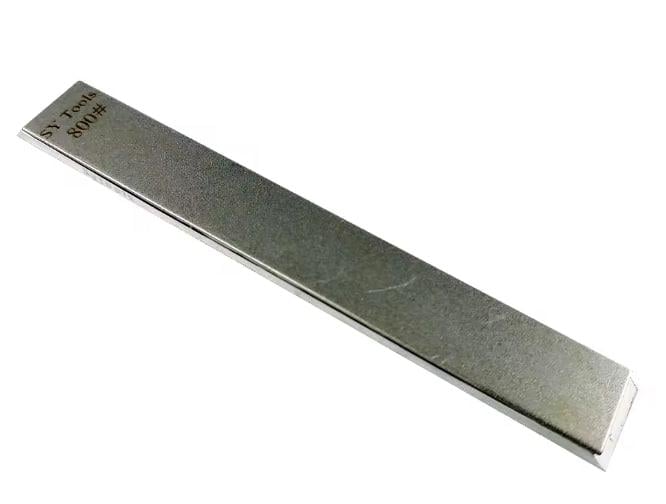 Камень алмазный точильный брусок SY Tools 800 для точения ножей основа из алюминиевого сплава 160х20х6 мм