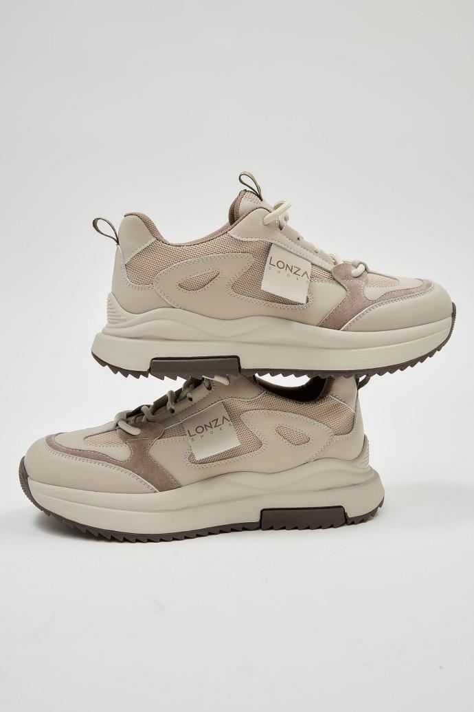 Кроссовки LONZA 204448 р. 40 Бежевый (22178_40) - фото 2