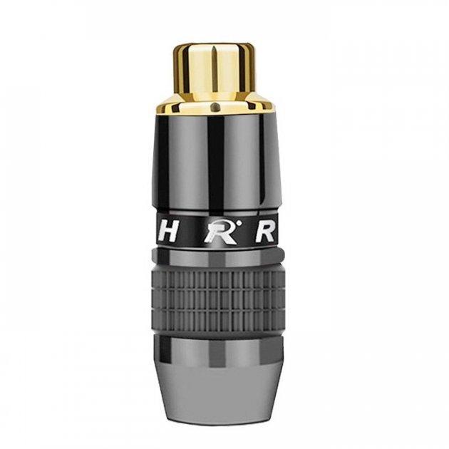 Гнездо RCA под пайку R Connector FreeEnd-RCA Female металлический Black (A48464)