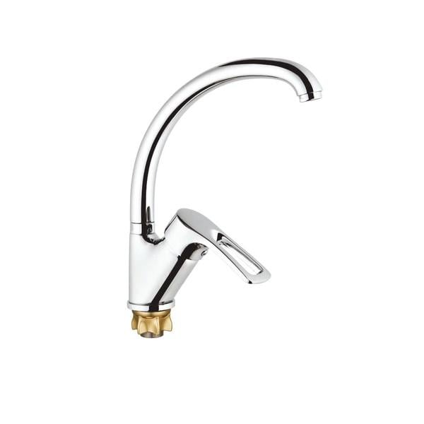 Змішувач для кухні ZEGOR DYU-А181 з боковою ручкою (111615)