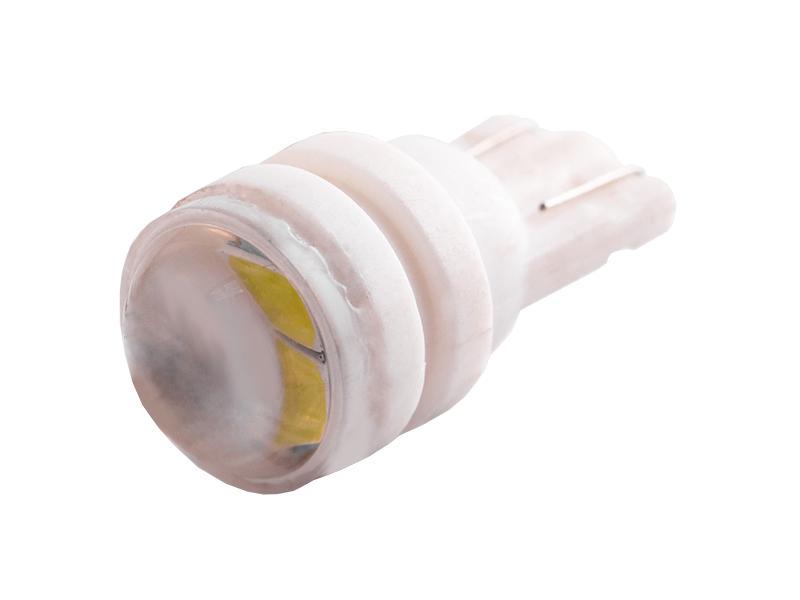 Автомобильная лампа светодиодная LEDUA T10-5630-2 SMD с линзой 12V Белый (2229)