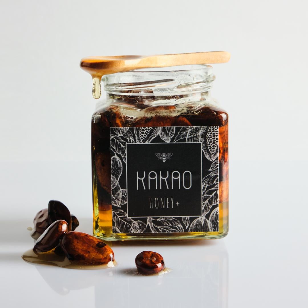 Мед натуральний з какао бобами 320 г