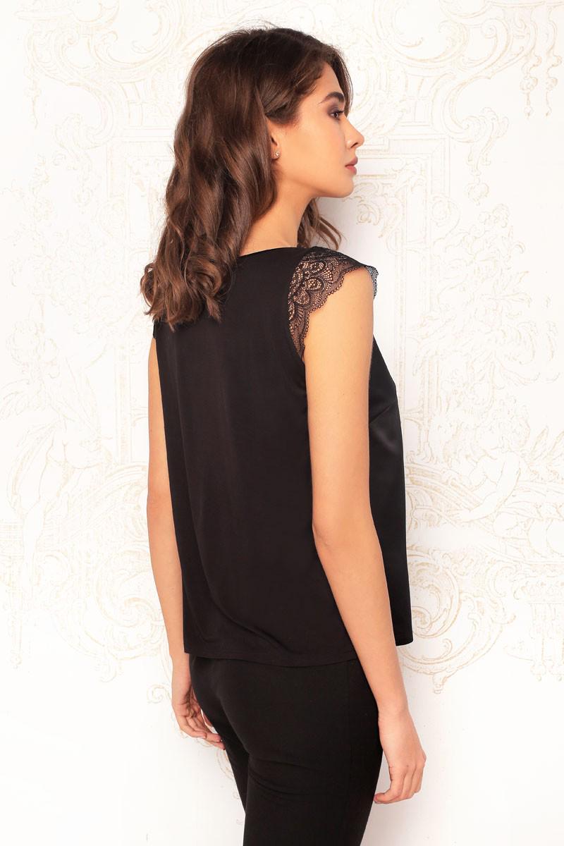 Блуза Anabel Arto р. 44/M Черный (64466) - фото 4