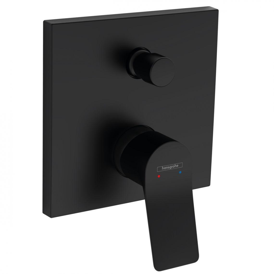 Смеситель для ванны/душа скрытого монтажа Hansgrohe Vernis Black matt (75415670)