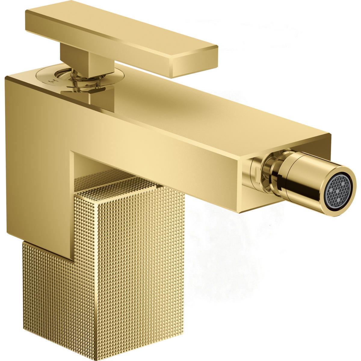 Смеситель для гигиенического душа Hansgrohe AXOR Edge на биде 46211990 Золотой (163085)