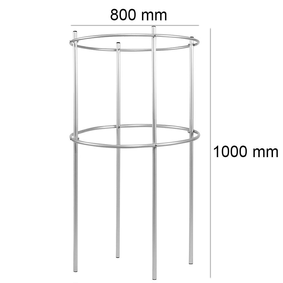 Опора для рослин кільцева шпалера на два кільця 1000х800х800 мм (КОШ-D16/D13-1000*800/2) - фото 2 Опора для рослин кільцева шпалера на два кільця 1000х800х800 мм (КОШ-D16/D13-1000*800/2) - фото 2