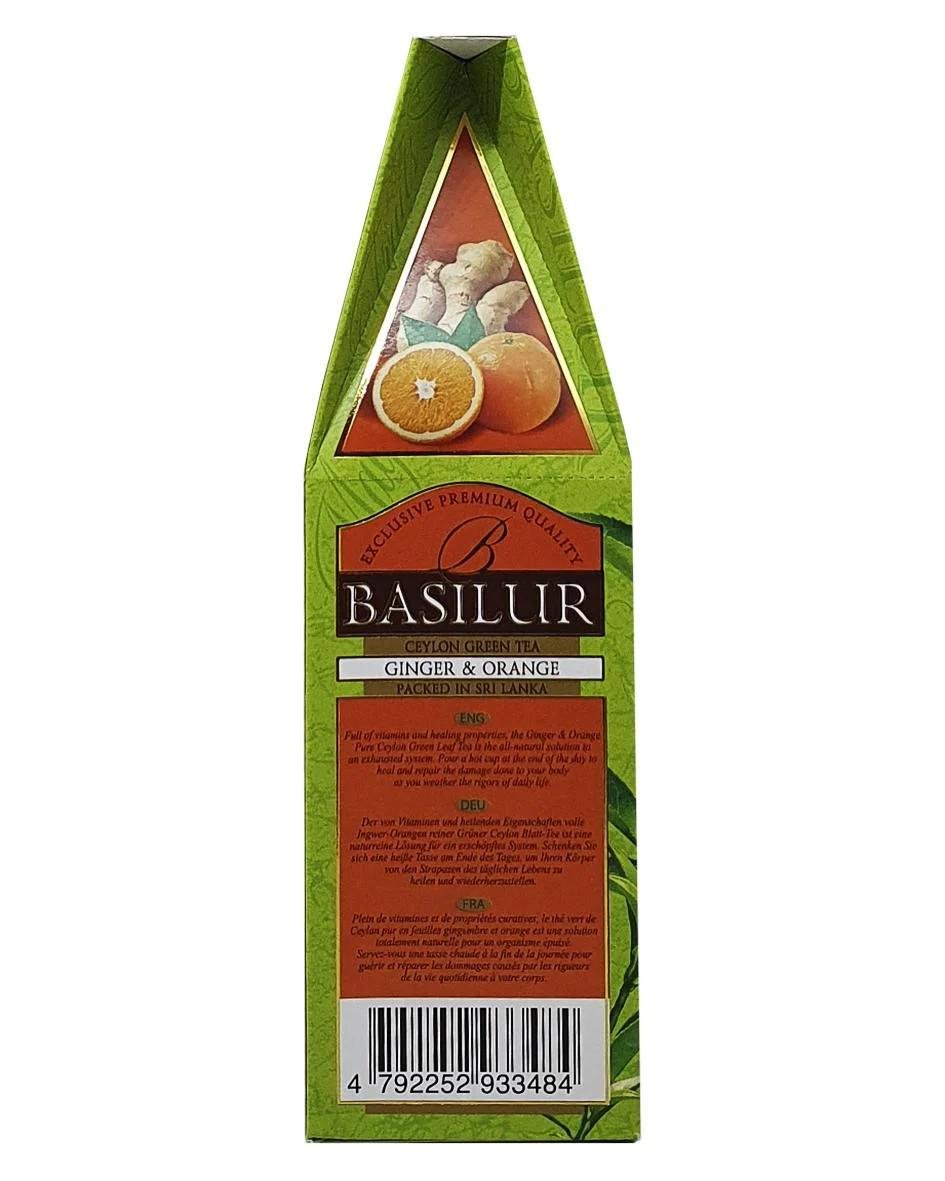 Чай зелений Basilur Магічні Фрукти Імбир та Апельсин 100 г (55191) - фото 4 Чай зелений Basilur Магічні Фрукти Імбир та Апельсин 100 г (55191) - фото 4