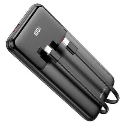 Повербанк УМБ BOROFONE BJ22 PD/18W QC/22.5W FCP AFC 10000 mAh Black - фото 2