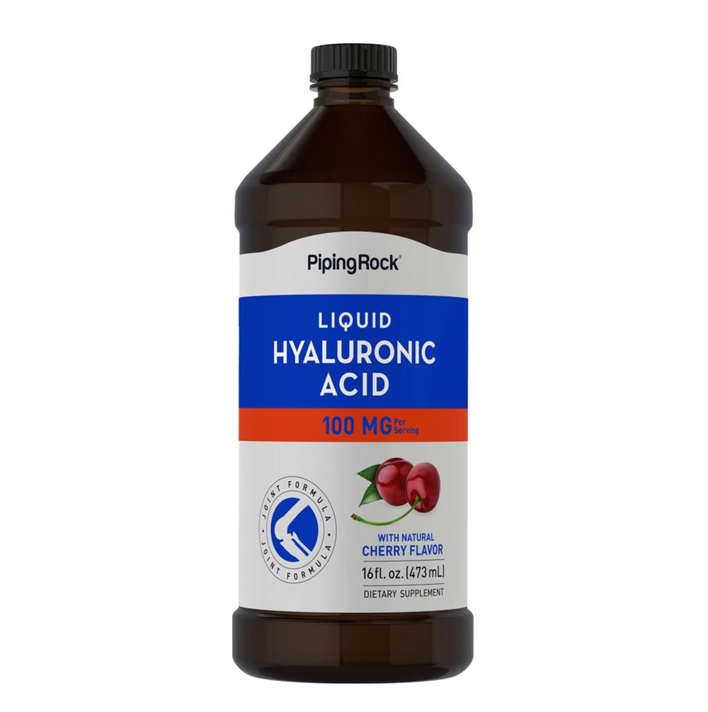 Гиалуроновая кислота Piping Rock Hyaluronic Acid Liquid Natural Berry 100 mg 473 ml
