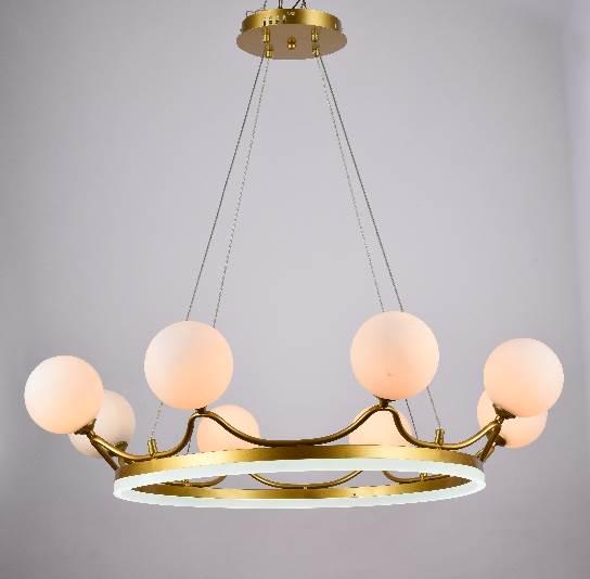 Люстра светодиодная акриловая Sirius Ш 1308/8 (000032499)