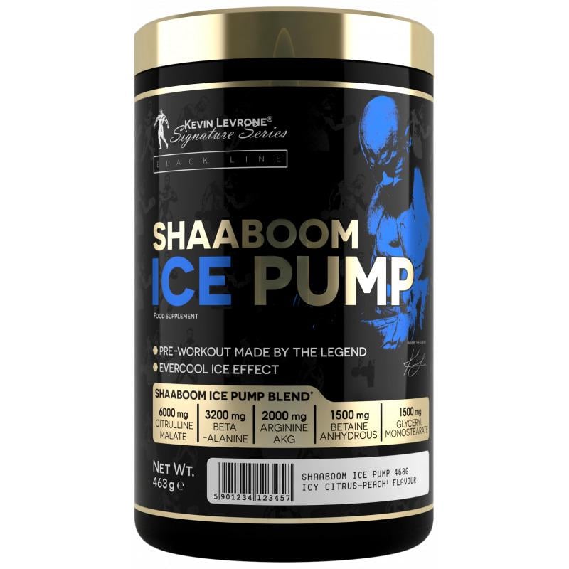 Предтренировочный комплекс Kevin Levrone Shaaboom Ice Pump Ice Citrus Peach 463 г