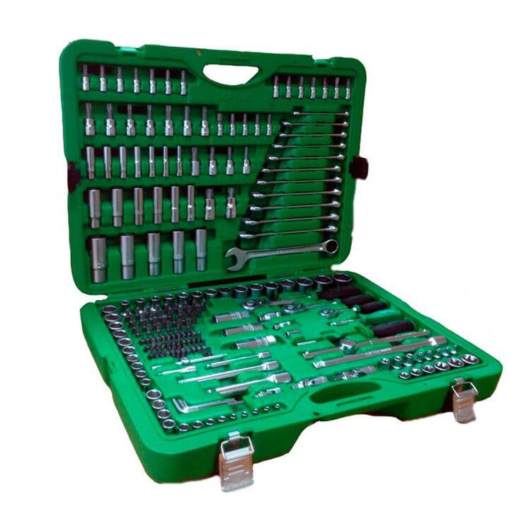 Набір інструментів Toptul професійний 1/4" 3/8" 1/2" 216 од. (GCAI216R) - фото 3