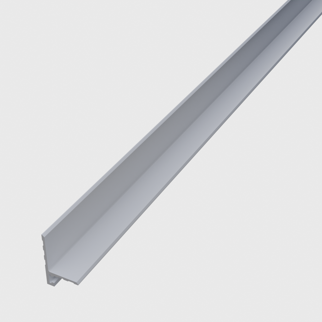 Микроплинтус алюминиевый Thinline SVM-217W 22 мм 2600 мм Белый (24368679)