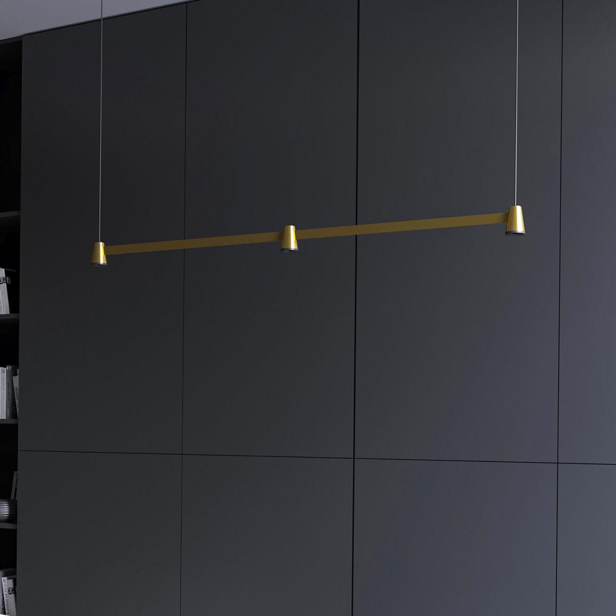 Подвесной светильник MJ-Light ARKO 3000K GD+BK 13010