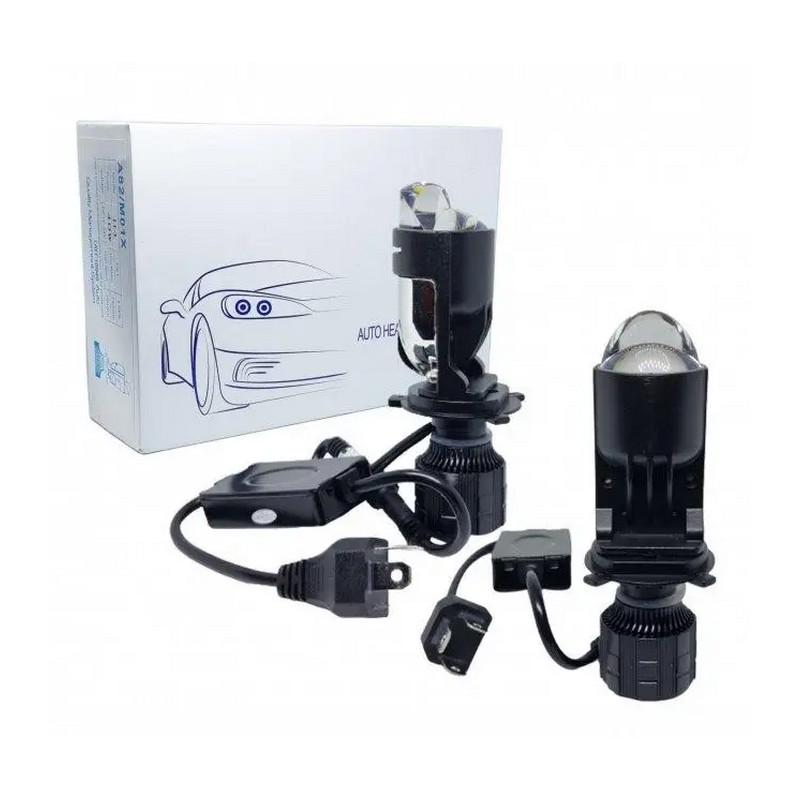 Мини-линзы автомобильные A82 H4 LED 40W 4000Lm 5700K 12-24 V