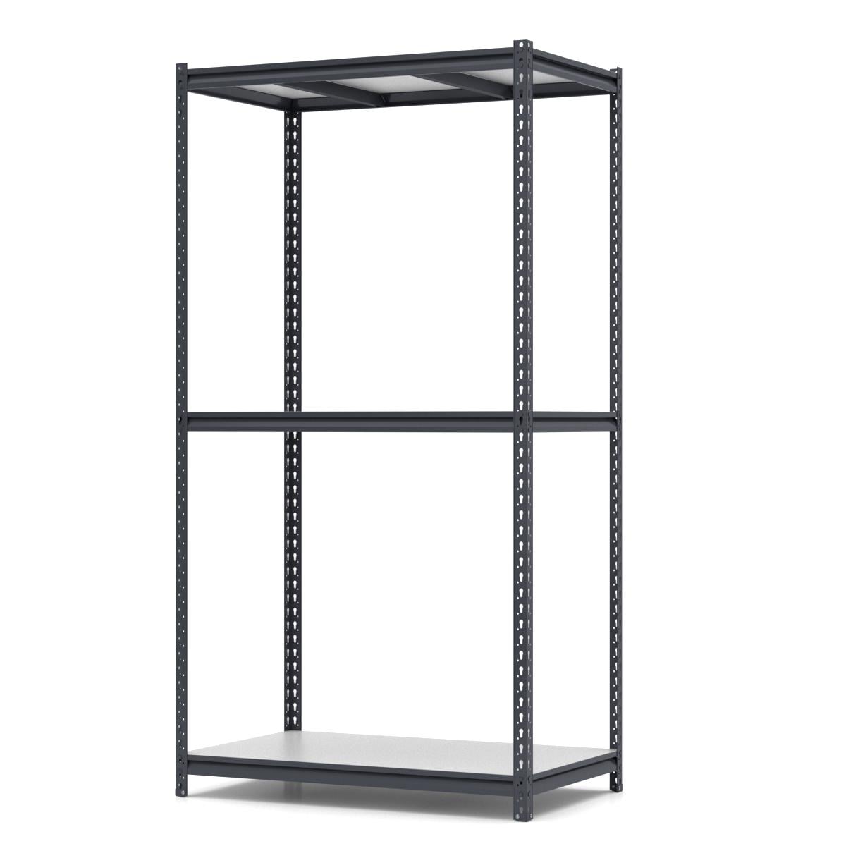 Стеллаж PIN Strong металлический покрашенный 3 полки из ламинированного ДСП 2240х960х700 мм