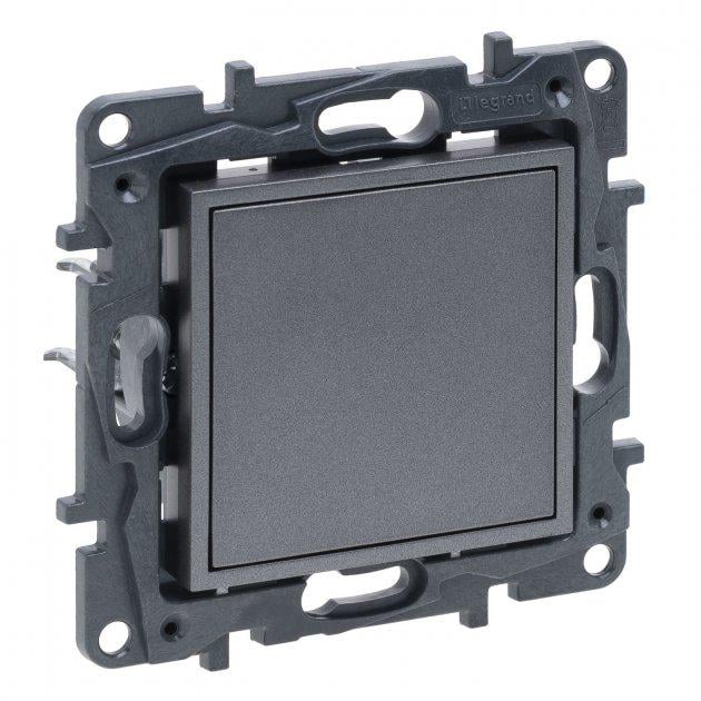 Заглушка Legrand 863400 Niloe Step пластик Сталь (11711674)