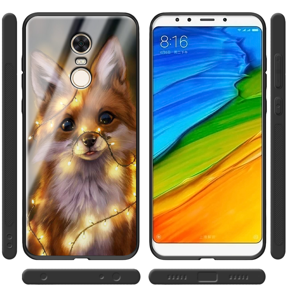 Чохол BoxFace Xiaomi Redmi 5 Plus Різдвяна Лисичка Чорний силікон зі склом (32522-up2399-37744) - фото 2 Чохол BoxFace Xiaomi Redmi 5 Plus Різдвяна Лисичка Чорний силікон зі склом (32522-up2399-37744) - фото 2