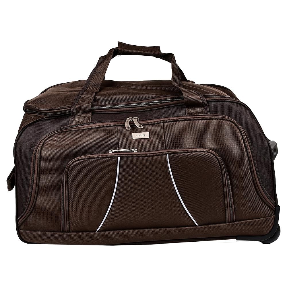 Набор дорожных сумок на колесах CLAUDIA R33483-C 3 шт. 20/22/26" Коричневый (27918503)