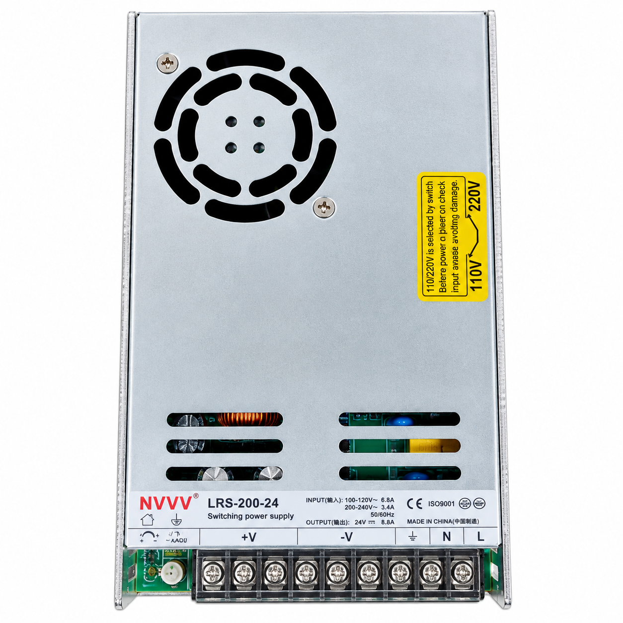 Блок питания LRS-200-24 встраиваемый NVVV 200W 24V (38137411) Блок питания LRS-200-24 встраиваемый NVVV 200W 24V (38137411)