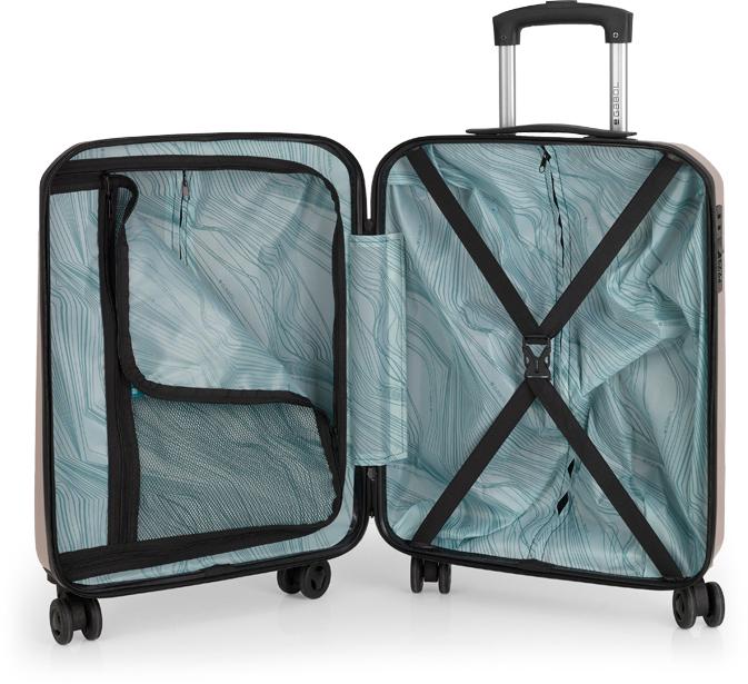 Чемодан Gabol Mercury S Champagne (122922-040) - фото 4 Чемодан Gabol Mercury S Champagne (122922-040) - фото 4