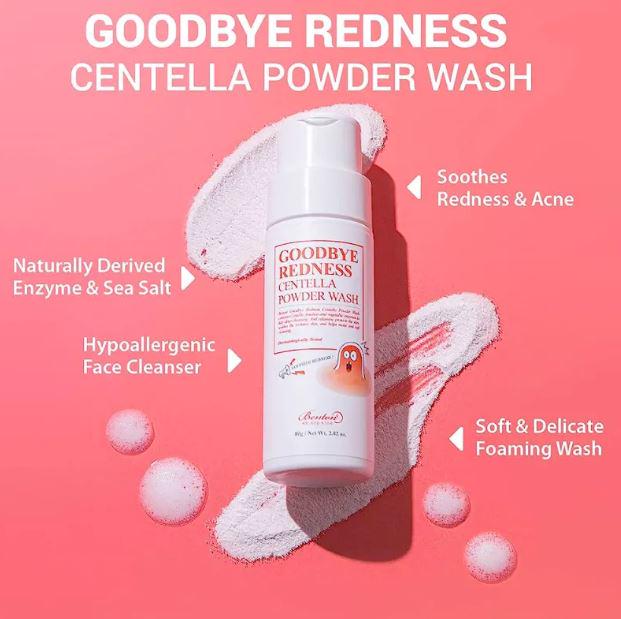 Энзимная пудра для умывания Benton Goodbye Redness Centella Powder Wash с центелой 80 г (BN1546) - фото 3