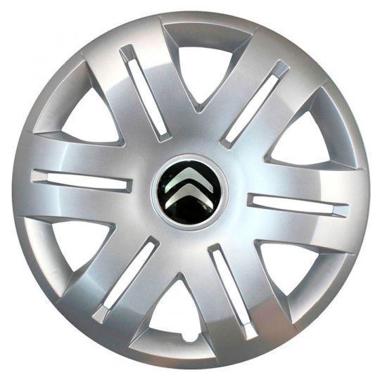 Автомобильные колпаки SKS 406 R16 с логотипом Citroen 4 шт. Серебристый