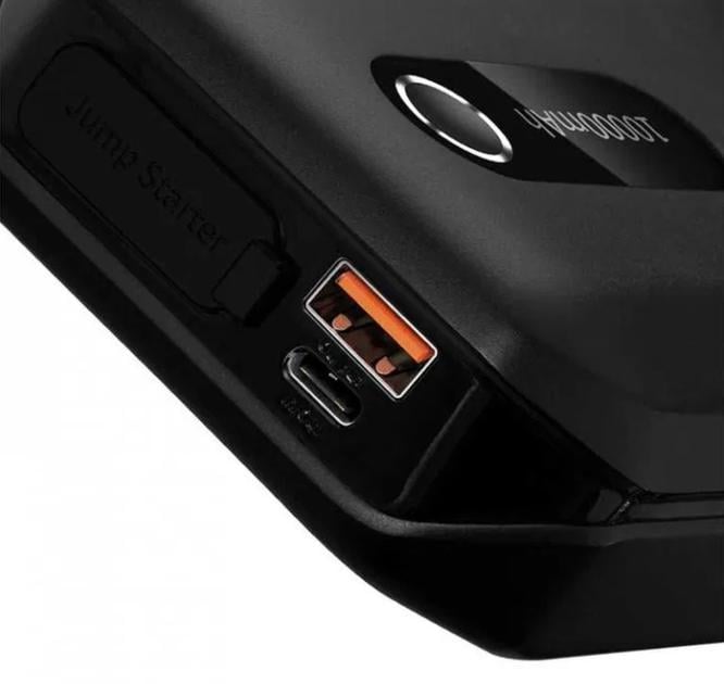 Пускозарядний пристрій BASEUS Super Energy Air Car Jump Starter 1000A 10 000 mAh Black (30454397) - фото 5 Пускозарядний пристрій BASEUS Super Energy Air Car Jump Starter 1000A 10 000 mAh Black (30454397) - фото 5