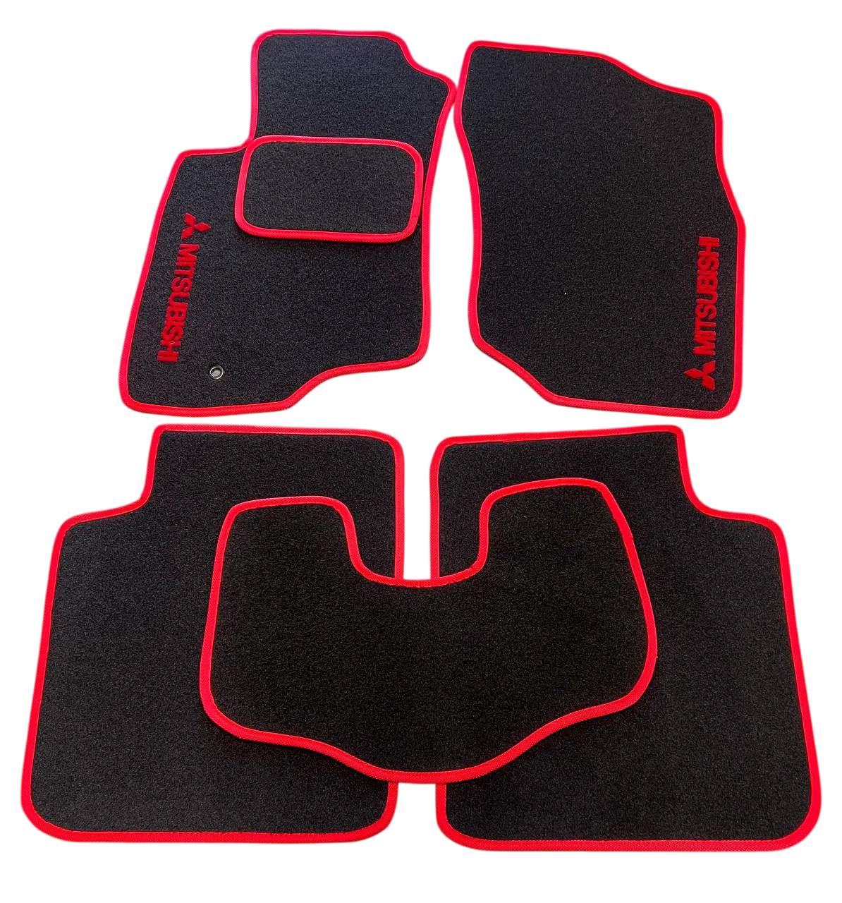 Килимки в салон ворсові для Mitsubishi Lancer 2003-2007 BLCCR1392 5 шт. Чорний (27327116)