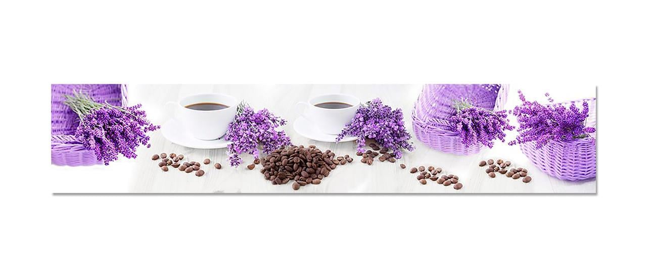 Наліпка вінілова на кухню Zatarga Кава і лаванда 600х3000 мм для (1250370408) Наліпка вінілова на кухню Zatarga Кава і лаванда 600х3000 мм для (1250370408)