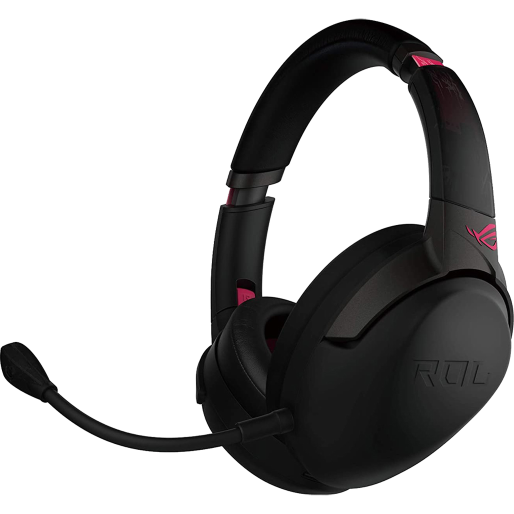 Навушники ігрові Asus ROG Strix Go 2.4 Electro Punk Black (90YH02P1-B3UA00)