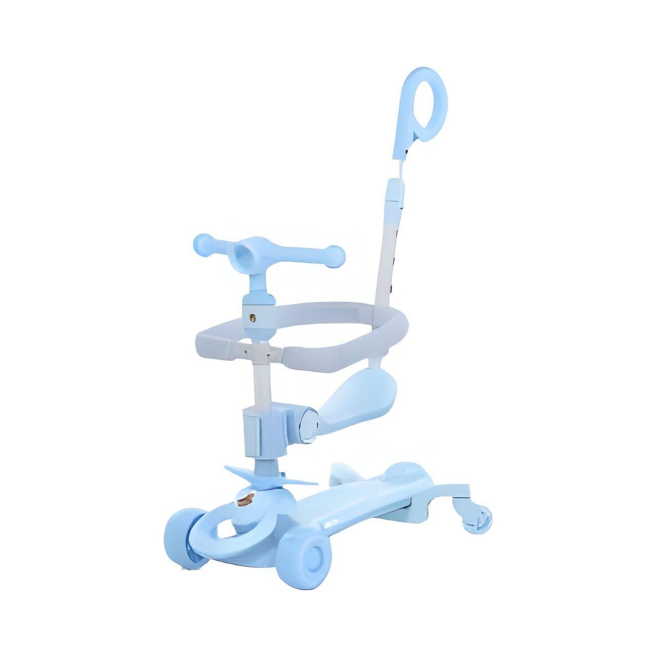 Самокат JR 3-083 5в1 сталь/пластик с музыкой и светом Синий (25112319) Самокат JR 3-083 5в1 сталь/пластик с музыкой и светом Синий (25112319)