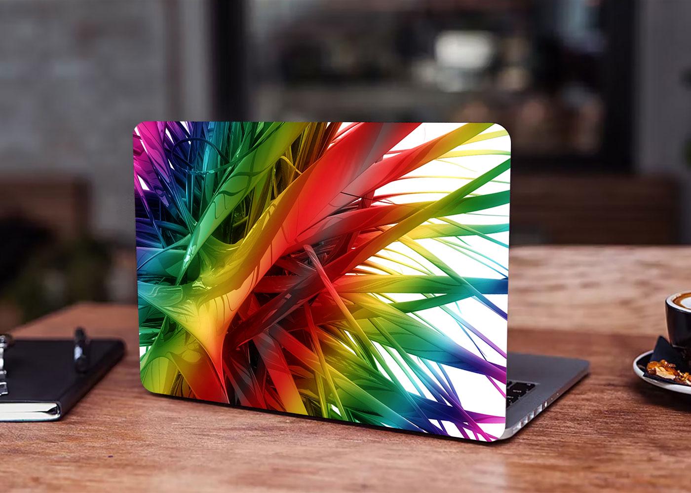 Декоративная наклейка на ноутбук 17,3" Many colours 400х260 мм (100431_17)